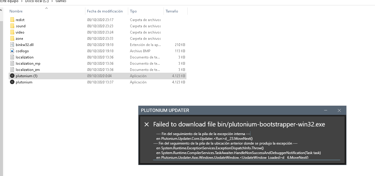 No anda el plutonium.PNG