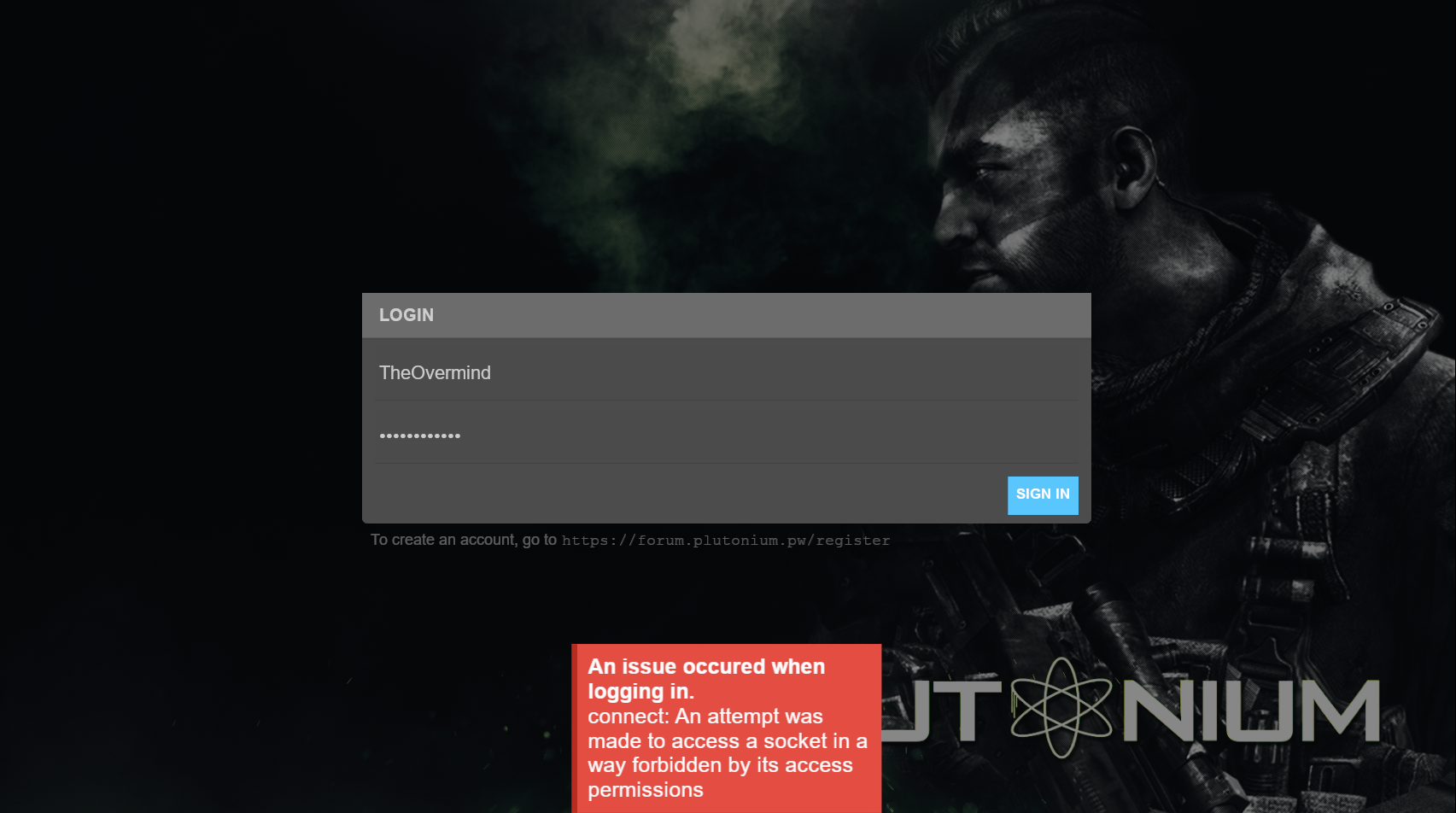 Stuck On Login Plutonium Stuck On Login Plutonium